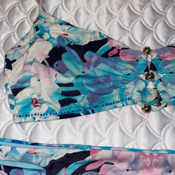 Very cute colorful swimsuit with Swarovski elements - Picture 11 of 12